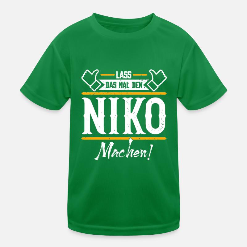 Niko Geschenkidee Geschenk Geburtstag Kinder Funktions-T-Shirt
