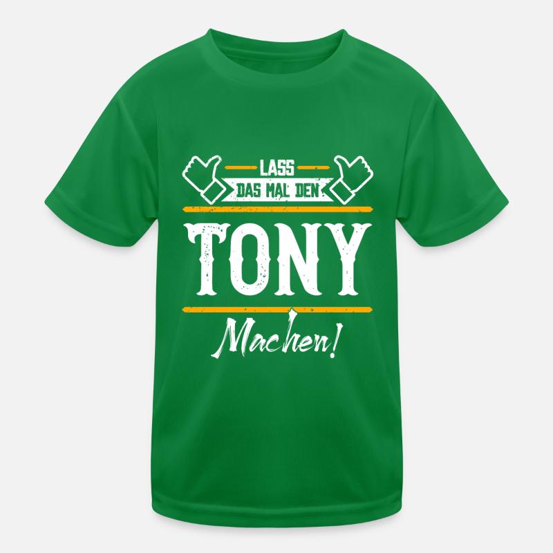 Tony Geschenkidee Geschenk Geburtstag Kinder Funktions-T-Shirt