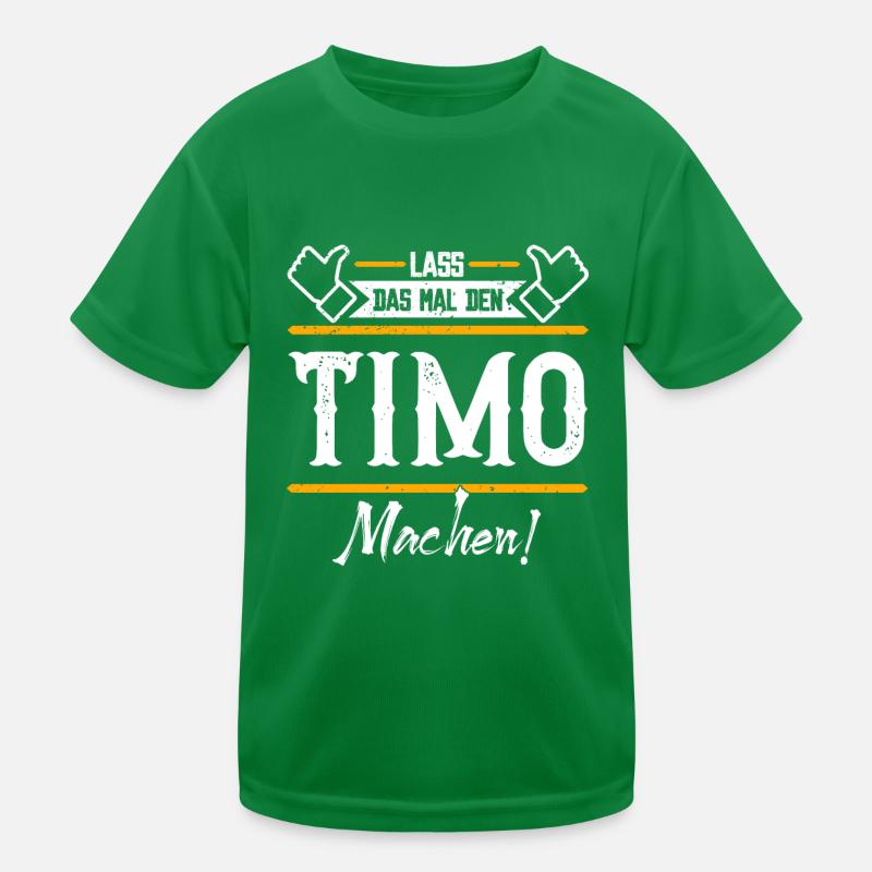 Timo Geschenkidee Geschenk Geburtstag Kinder Funktions-T-Shirt