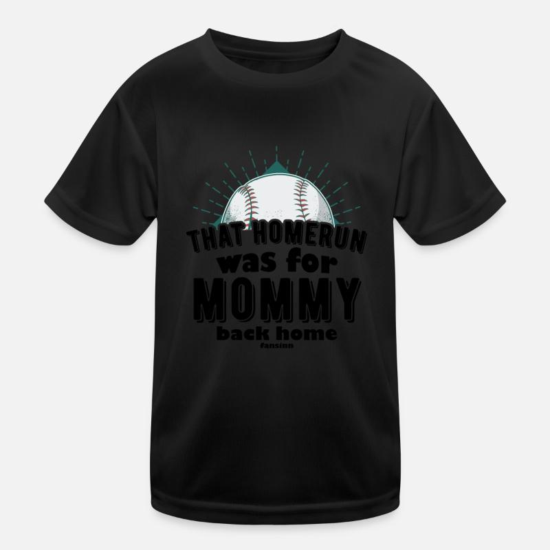 Mama Baseball Kinder Funktions-T-Shirt