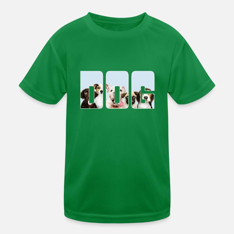 Hund Kinder Funktions-T-Shirt