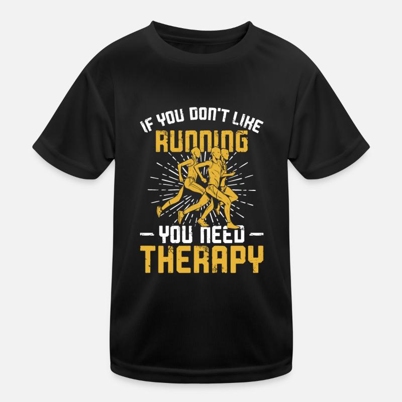 Running Runner Half Marathon Kinder Funktions-T-Shirt