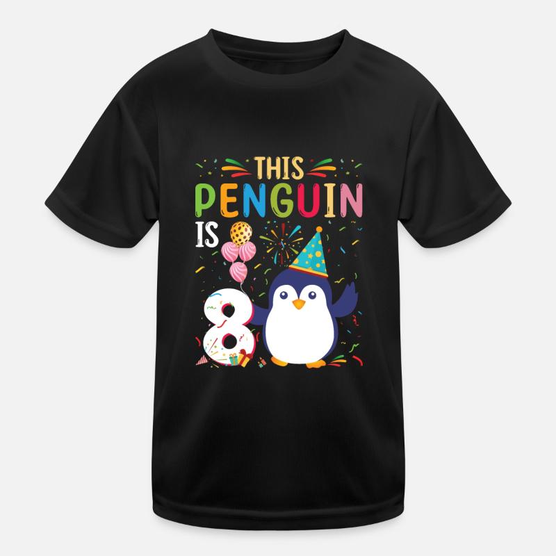 Königspinguin Kaiserpinguin Pinguin Geschenk Kinder Funktions-T-Shirt