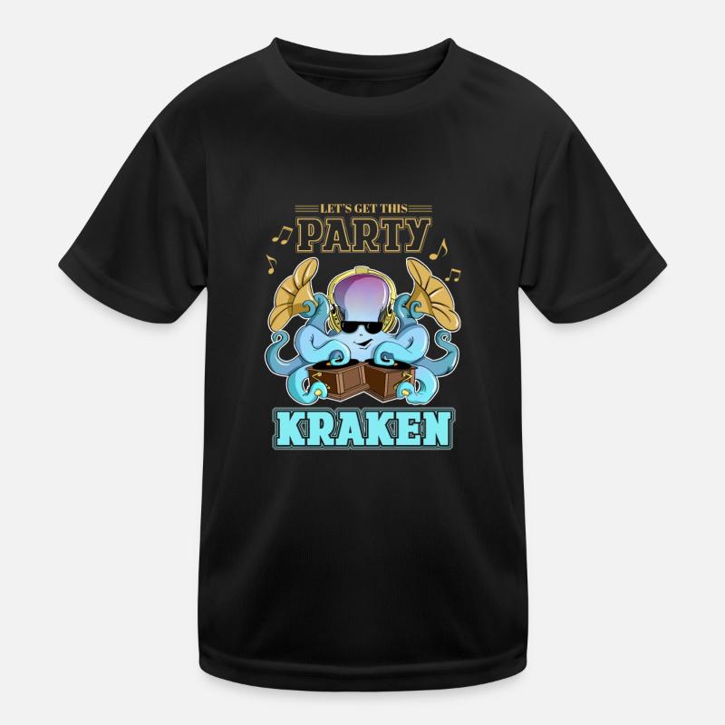Let's Get This Party Kraken Maestro Melodious Kinder Funktions-T-Shirt