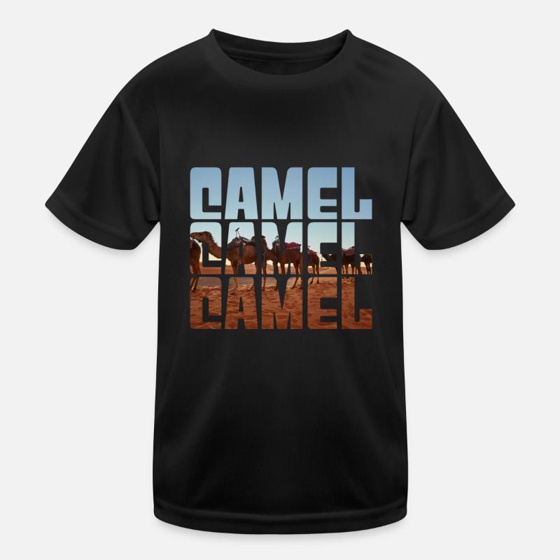 Kamel Kinder Funktions-T-Shirt