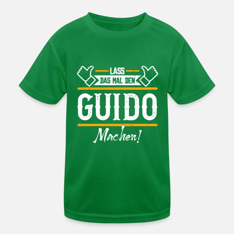 Guido Geschenkidee Geschenk Geburtstag Kinder Funktions-T-Shirt