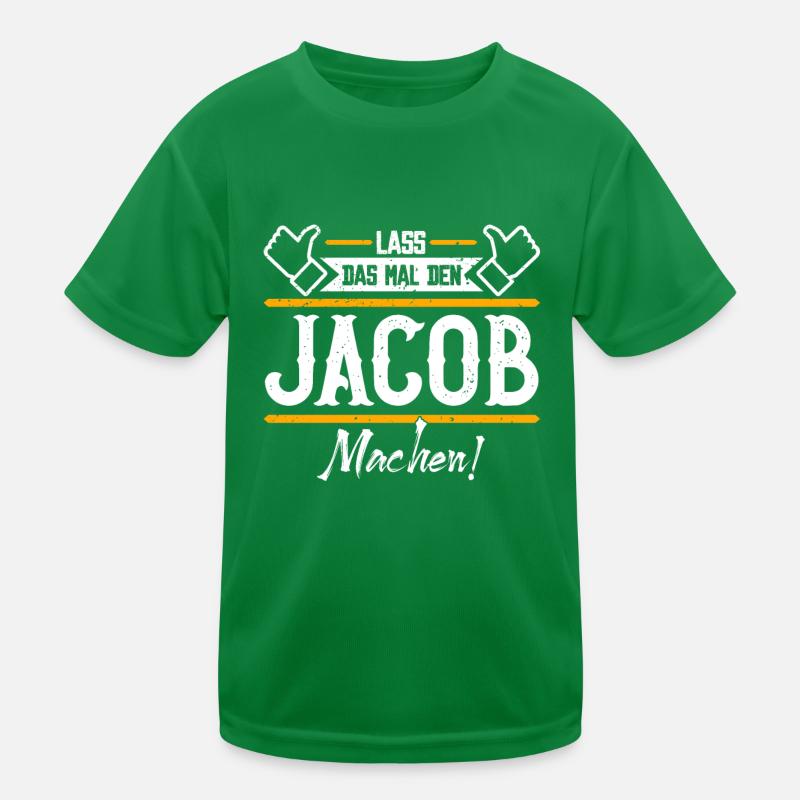 Jacob Geschenkidee Geschenk Geburtstag Kinder Funktions-T-Shirt