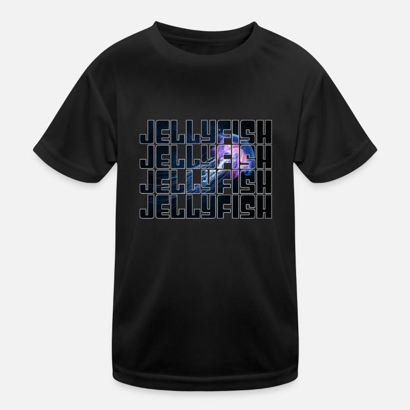 Qualle Kinder Funktions-T-Shirt