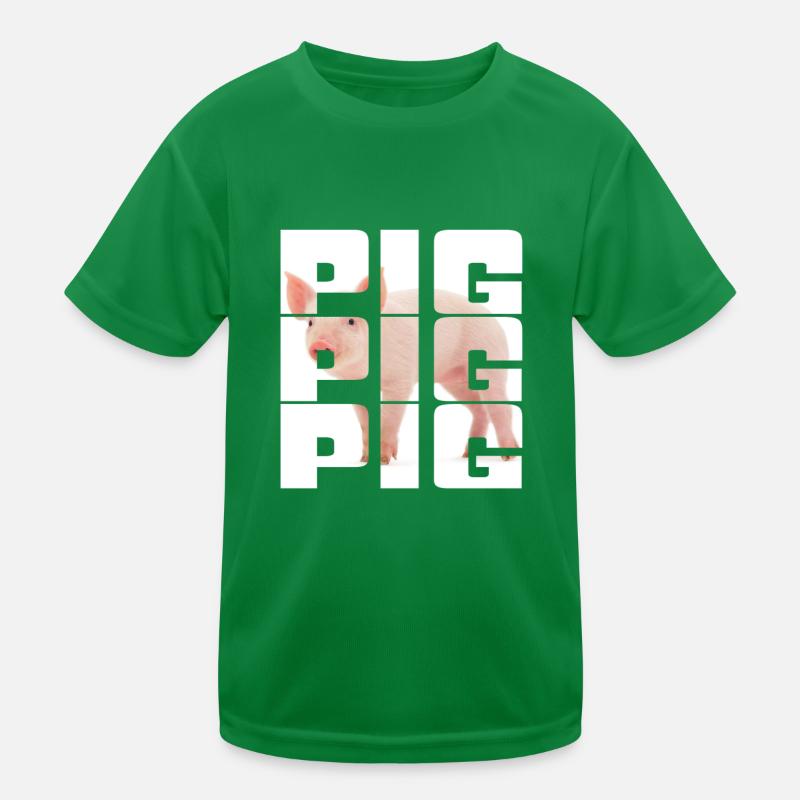Cochon T-shirt sport Enfant