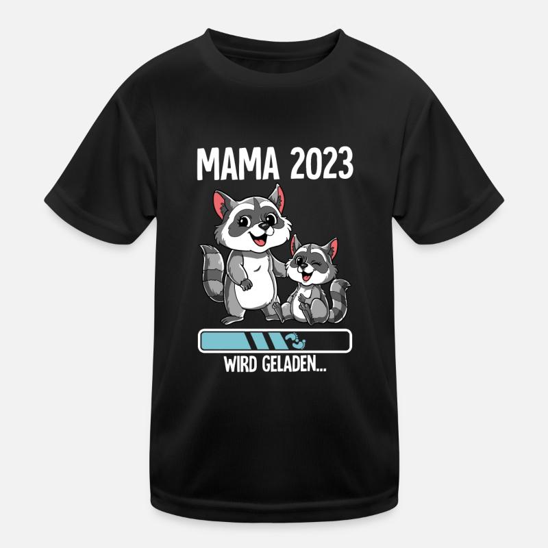 Werdende Mama 2023 Kinder Funktions-T-Shirt