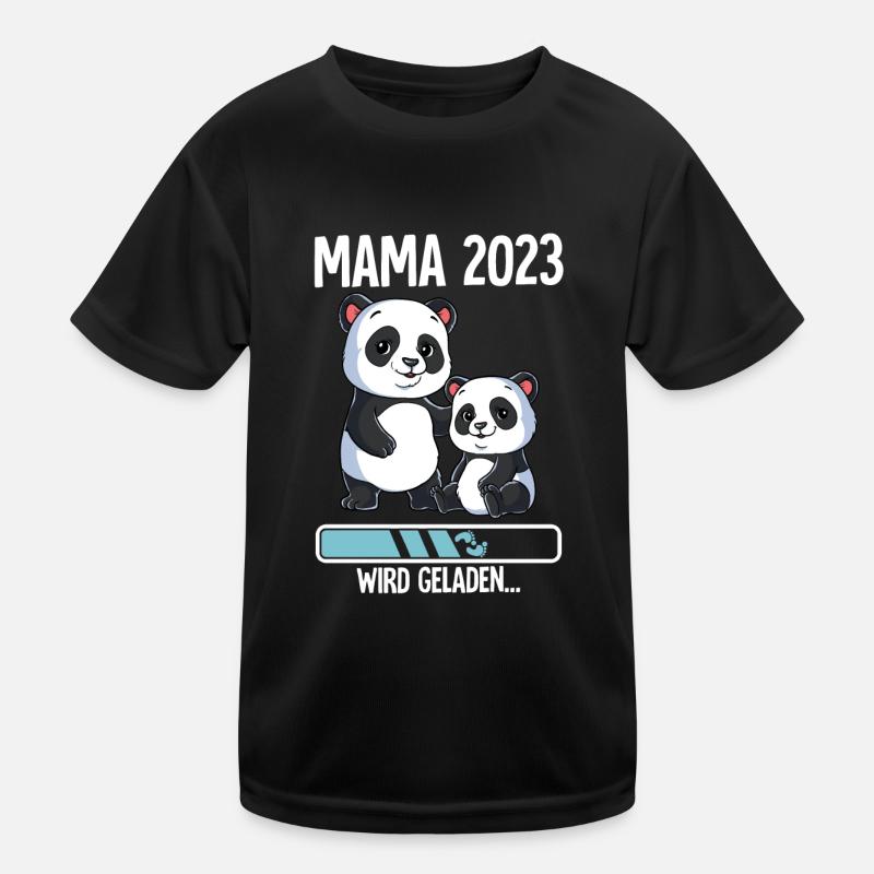 Werdende Mama 2023 Kinder Funktions-T-Shirt