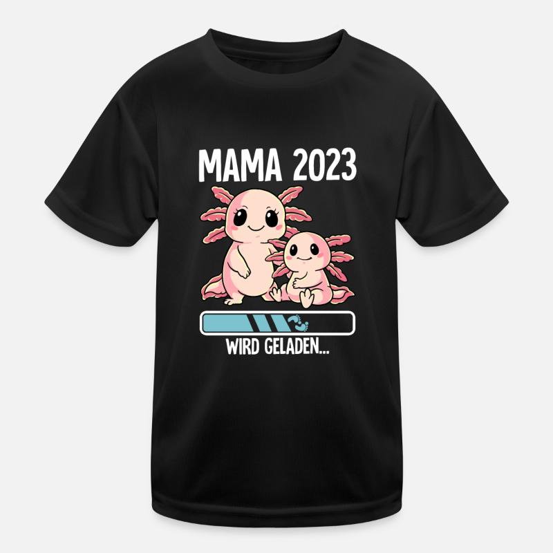 Werdende Mama 2023 Kinder Funktions-T-Shirt