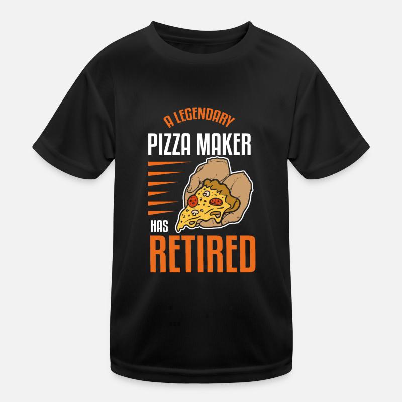 A Legendary Pizza Maker Has Retired Pizza Making Kinder Funktions-T-Shirt