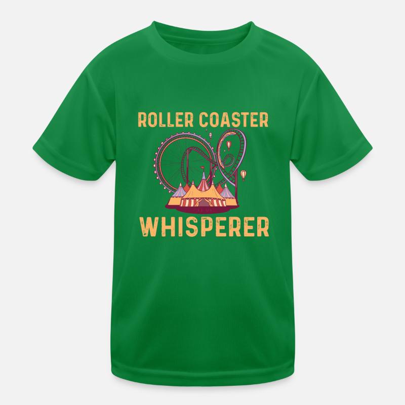 Roller coaster whisperer Kids Functional T-Shirt