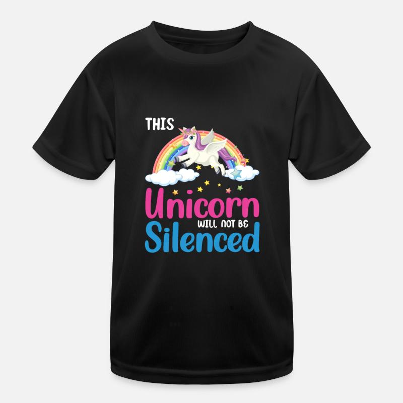 Licorne Einhorn réduite au silence T-shirt sport Enfant