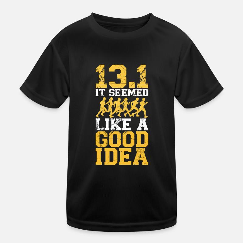 Running Runner Half Marathon Half T-shirt sport Enfant