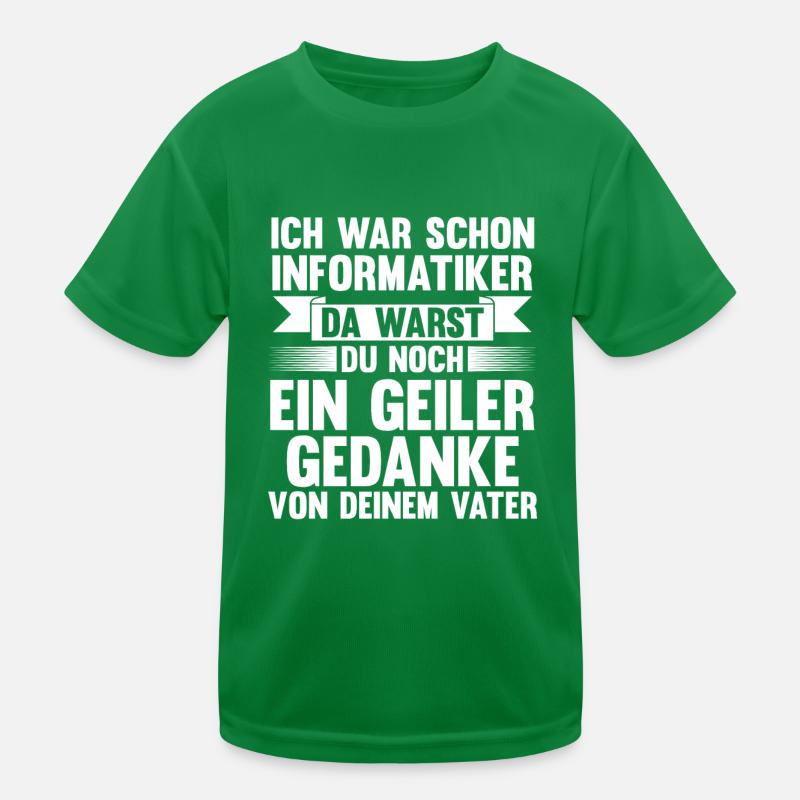 Programmierer IT Fachmann Informatiker Informatik Kinder Funktions-T-Shirt
