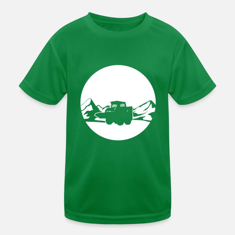 Grande chemise de chargeuse compacte T-shirt sport Enfant