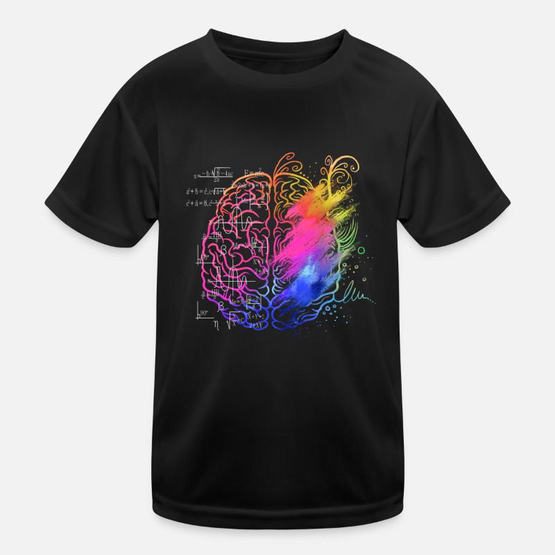 Art teacher brain, math teacher Kids Functional T-Shirt
