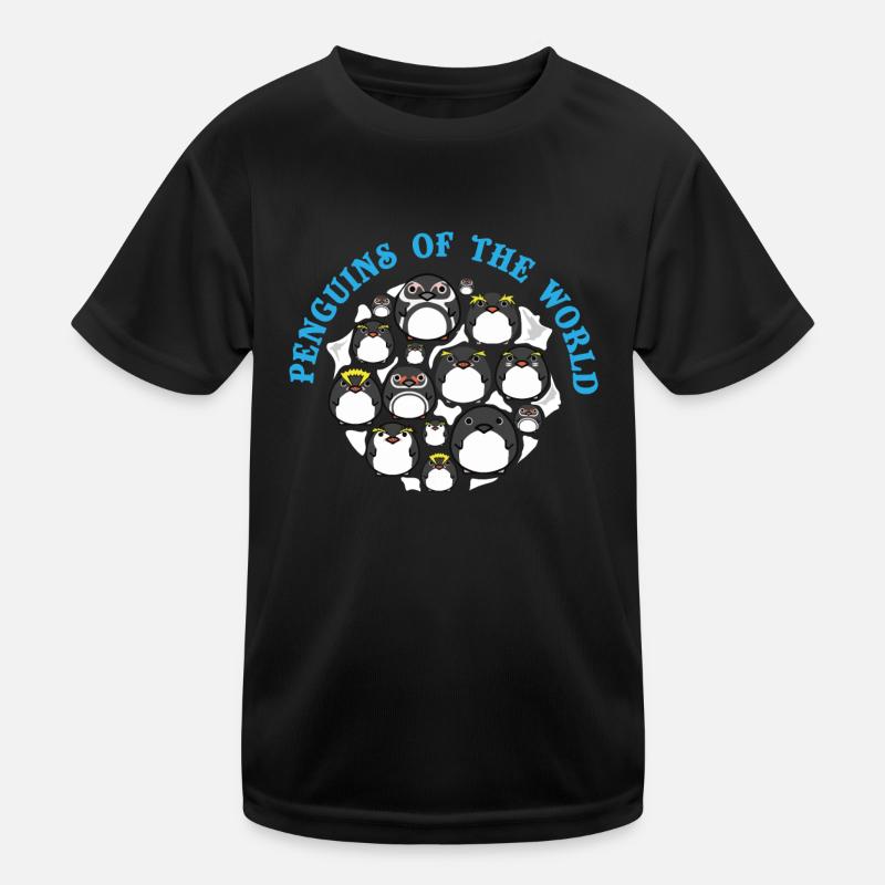 Penguins, Penguins, Penguin lovers Kids Functional T-Shirt