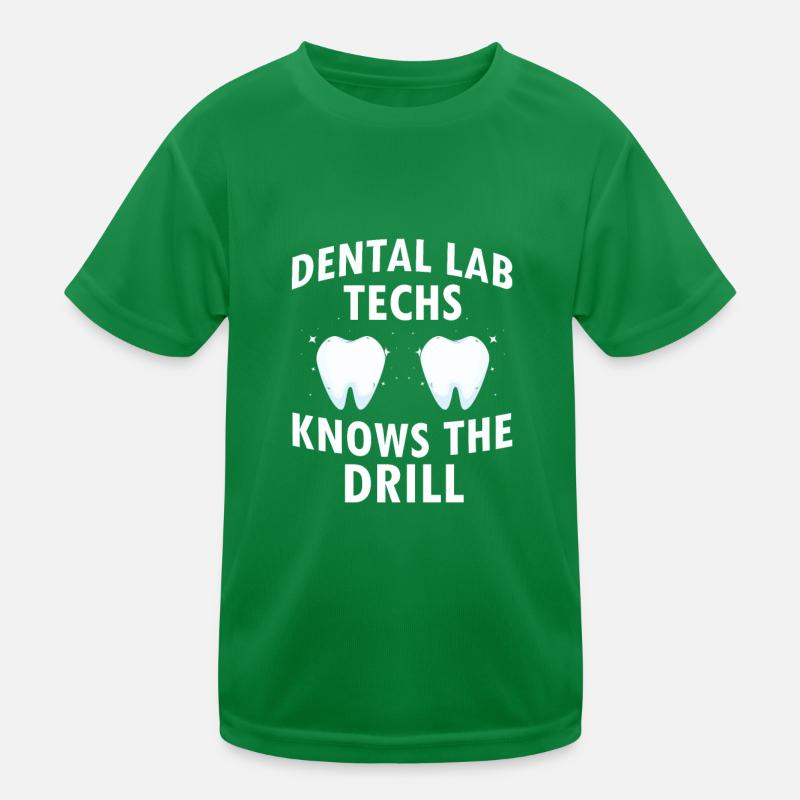 Conception de cliniques dentaires et de techniciens de laboratoire dentaire T-shirt sport Enfant