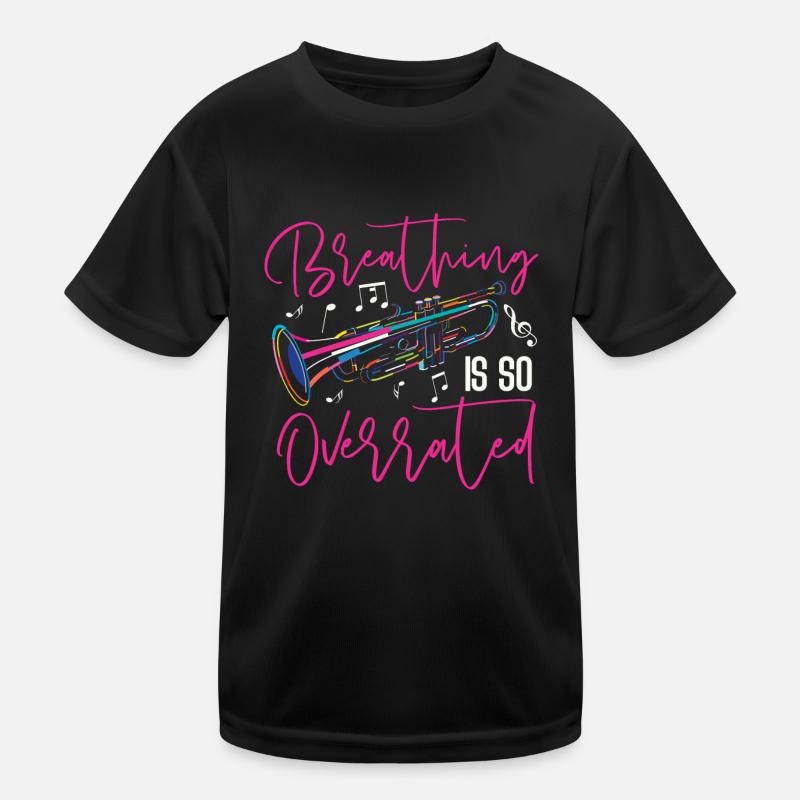 Trumpet Player Breathing Is So Kinder Funktions-T-Shirt