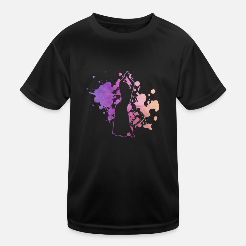 Danseuse du ventre Aquarelle Danseuse du ventre T-shirt sport Enfant