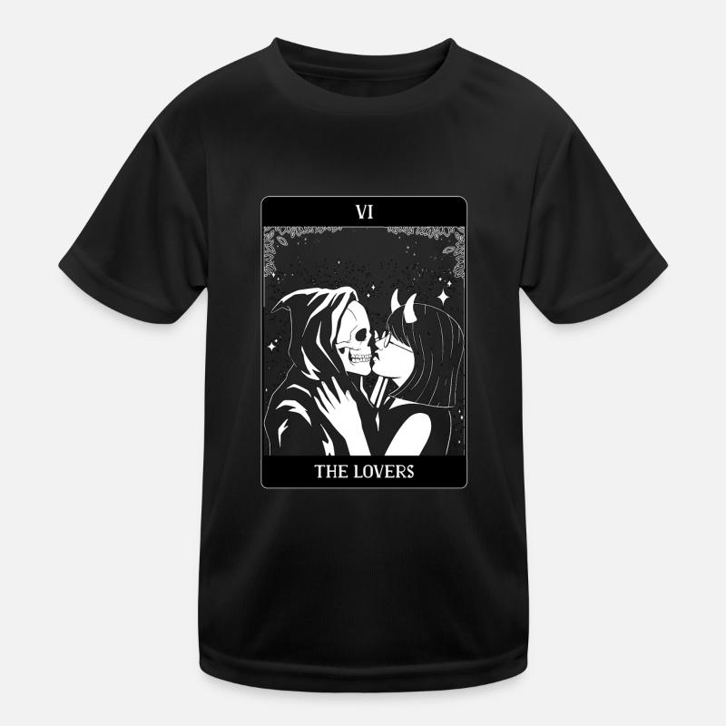 Occult Goth Gothic Punk Grunge - Kids Functional T-Shirt - black