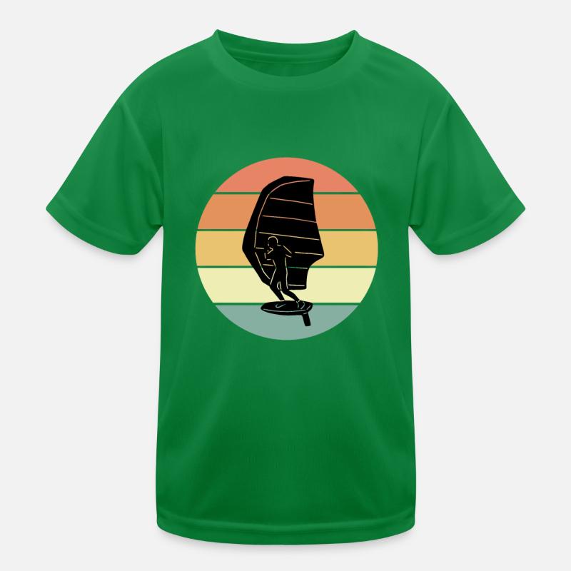 Rétro Wing Foiler T-shirt sport Enfant