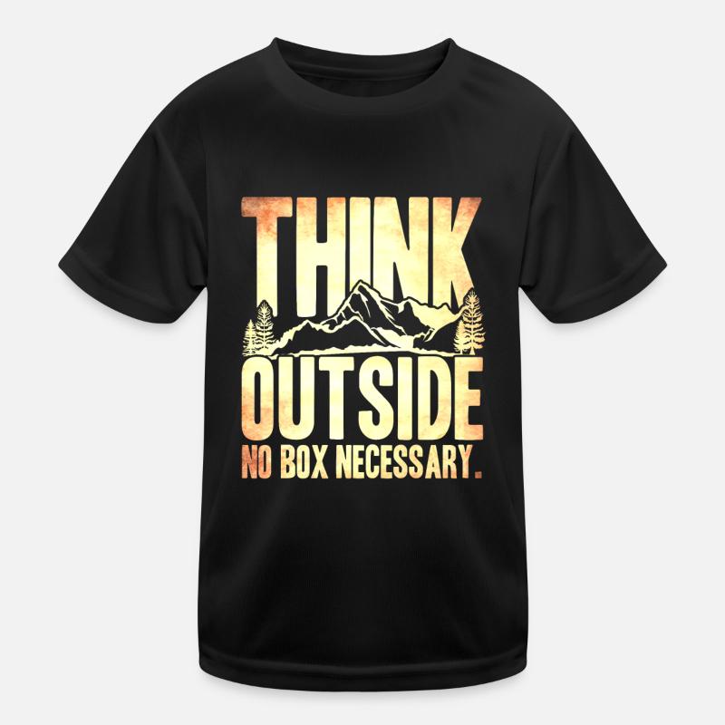 Think Outside No Necessary Kids Functional T-Shirt