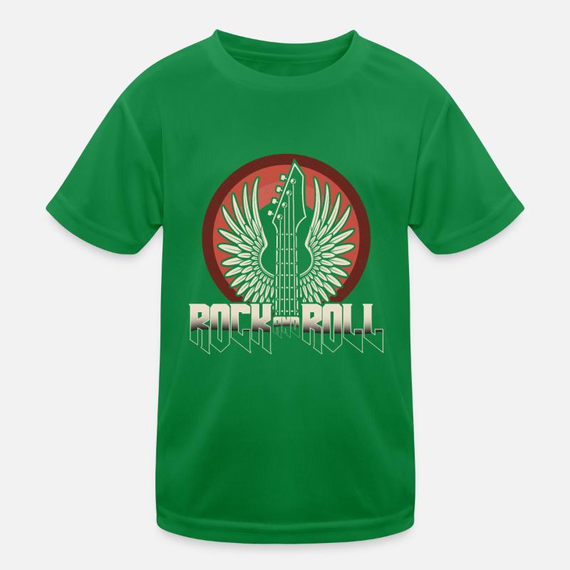 Rock and Roll Guitars Kids Functional T-Shirt