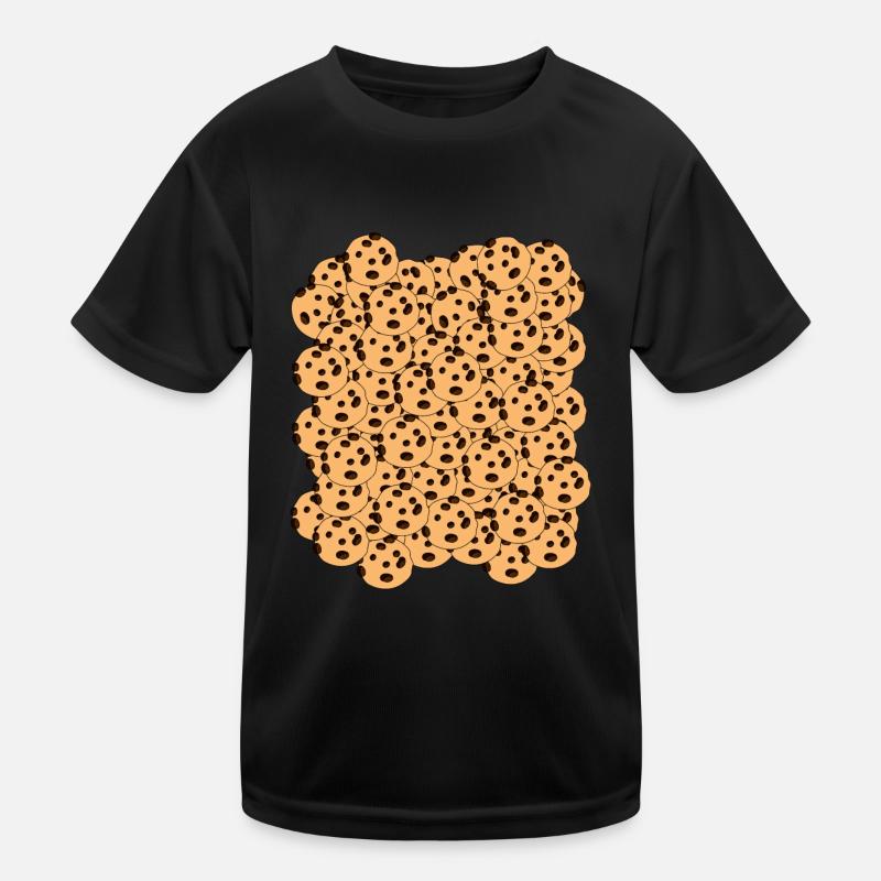 Plätzchen Christmas Chocolate Cookie Kinder Funktions-T-Shirt