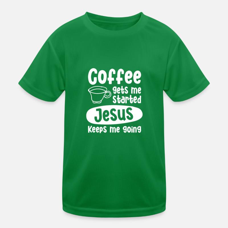 Gott Jesus Christ Glaube Kirche Bibel Kinder Funktions-T-Shirt