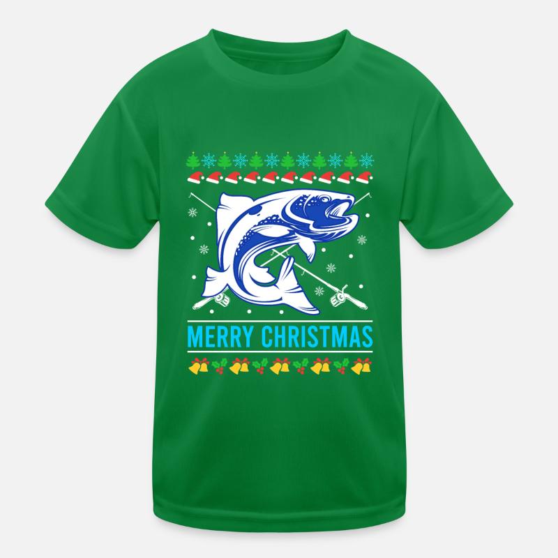 Joyeux poisson de Noël moche T-shirt sport Enfant