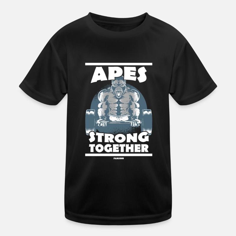 Apes Strong Together Kids Functional T-Shirt