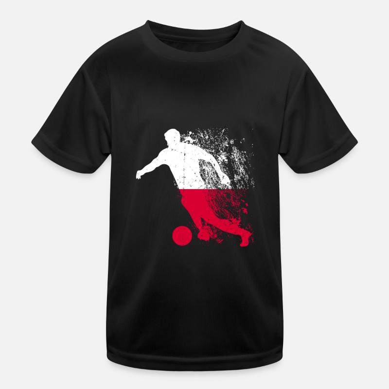 Poland National Team World Cup Kids Functional T-Shirt