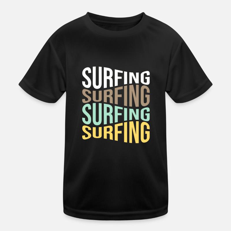 Surfing Kids Functional T-Shirt
