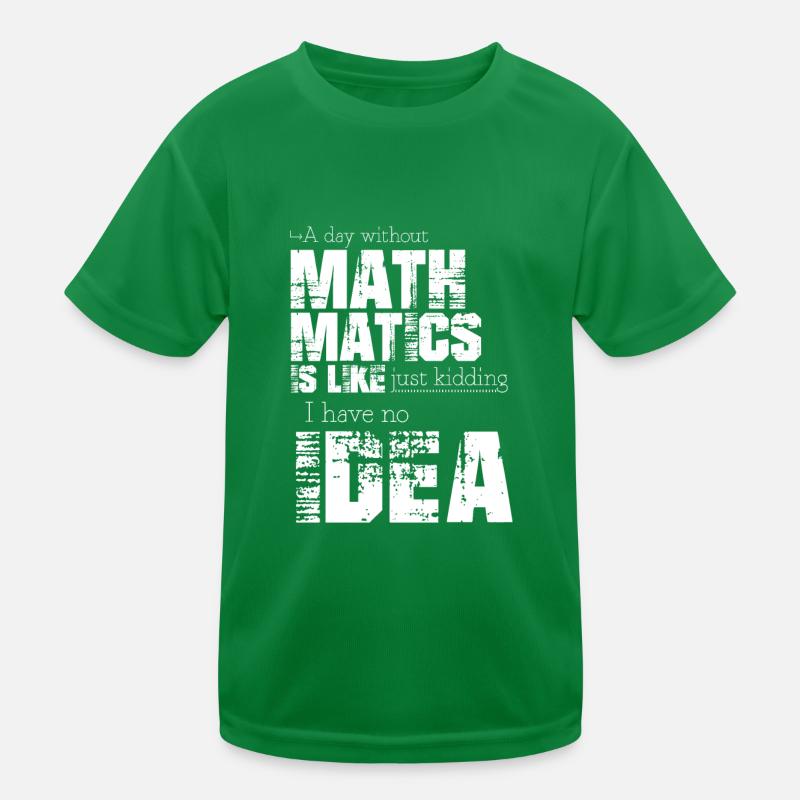 Mathématiques T-shirt sport Enfant
