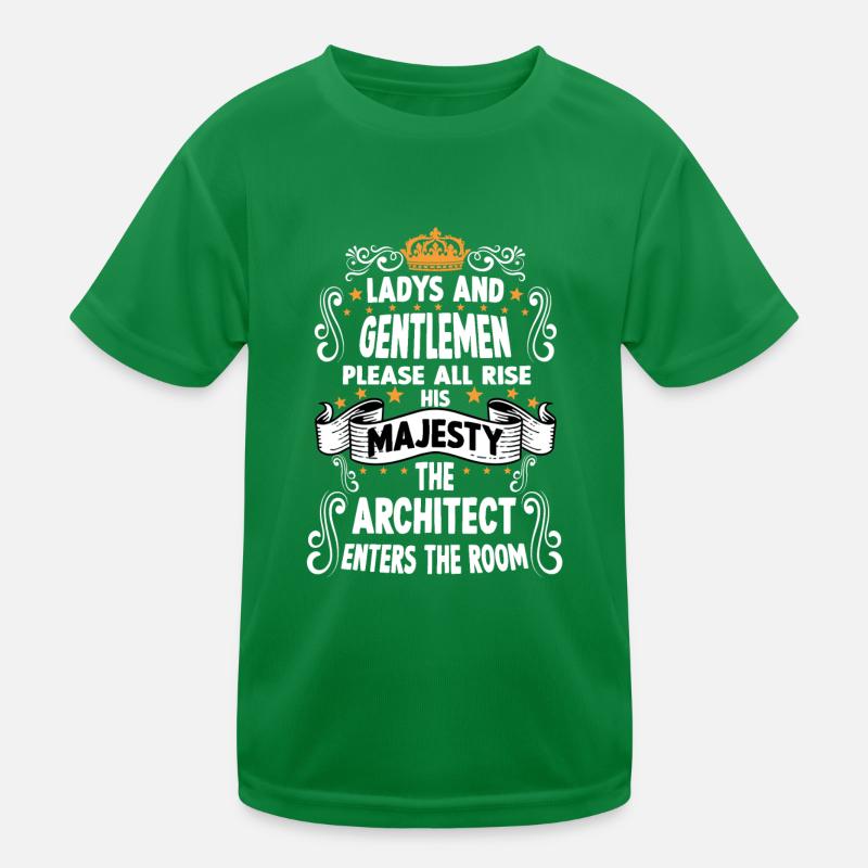 Architecte T drôle de dicton motif architecte T-shirt sport Enfant
