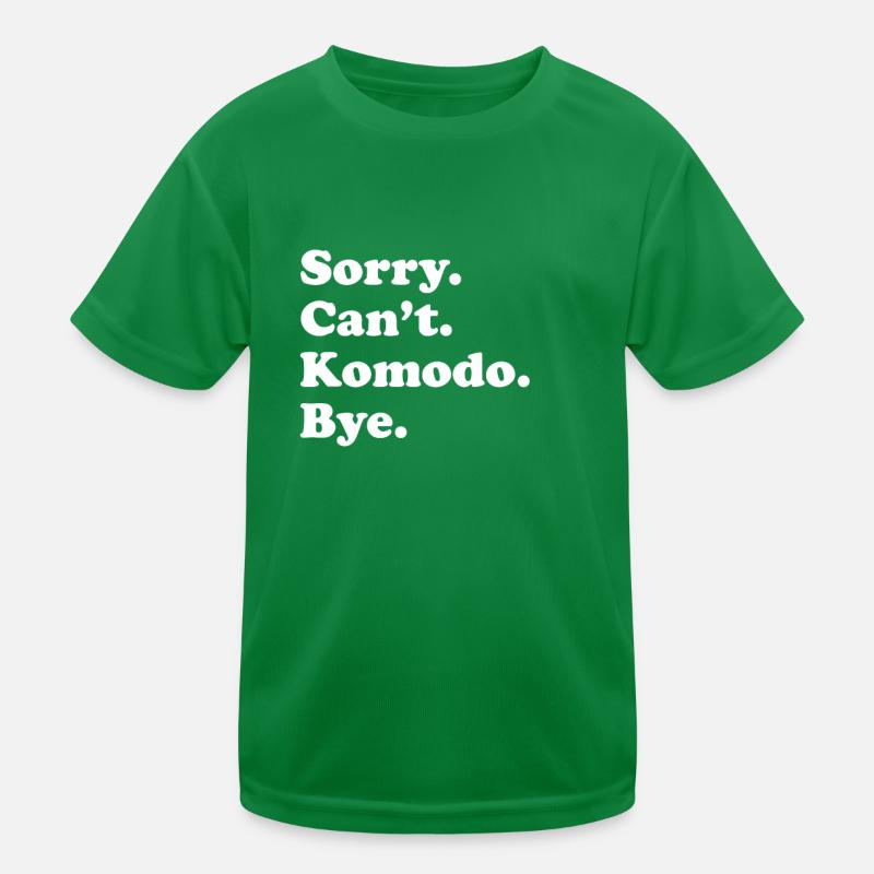 Sorry Can’t Bye - Komodo T-shirt sport Enfant
