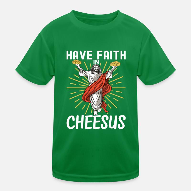 Cheese lovers Gouda cheese Kids Functional T-Shirt