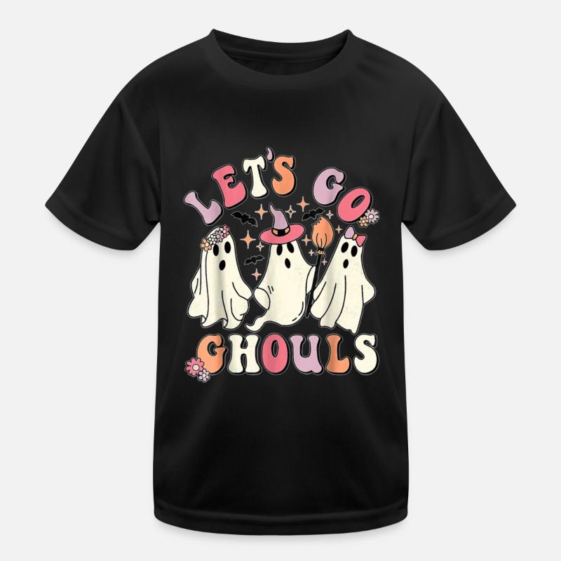 Let's Go Ghouls Kids Functional T-Shirt