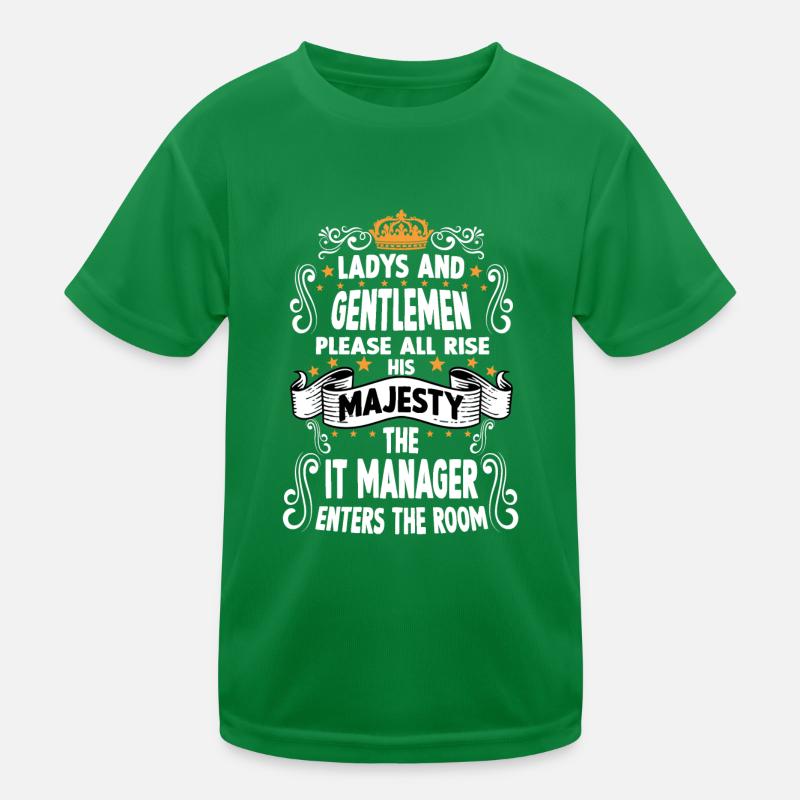Responsable informatique T drôle de dire motiver Responsable informatique T-shirt sport Enfant