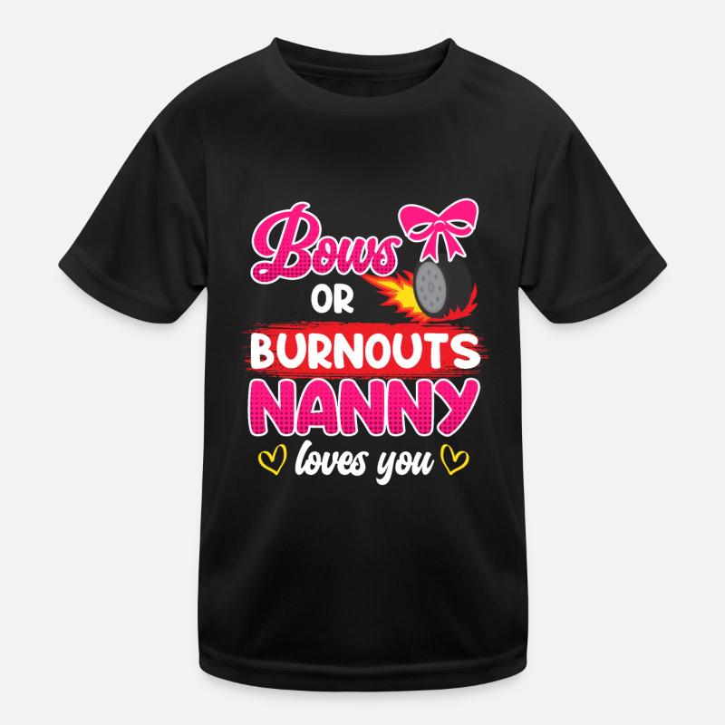 Schleife oder Burnout hab dich lieb Tagesmutter Kinder Funktions-T-Shirt