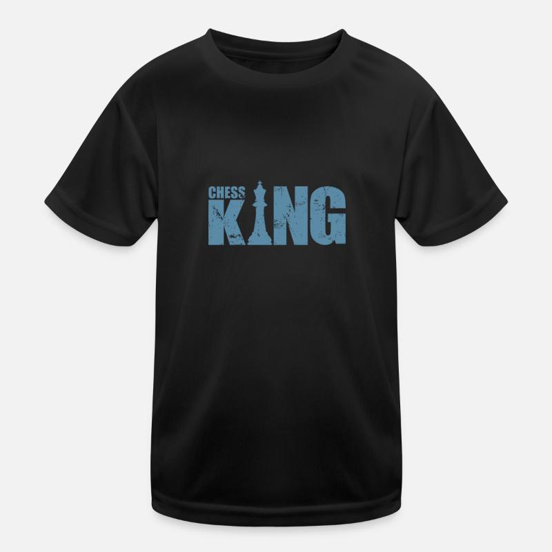 Chess King Chess Brain Teaser Board Game Kids Functional T-Shirt