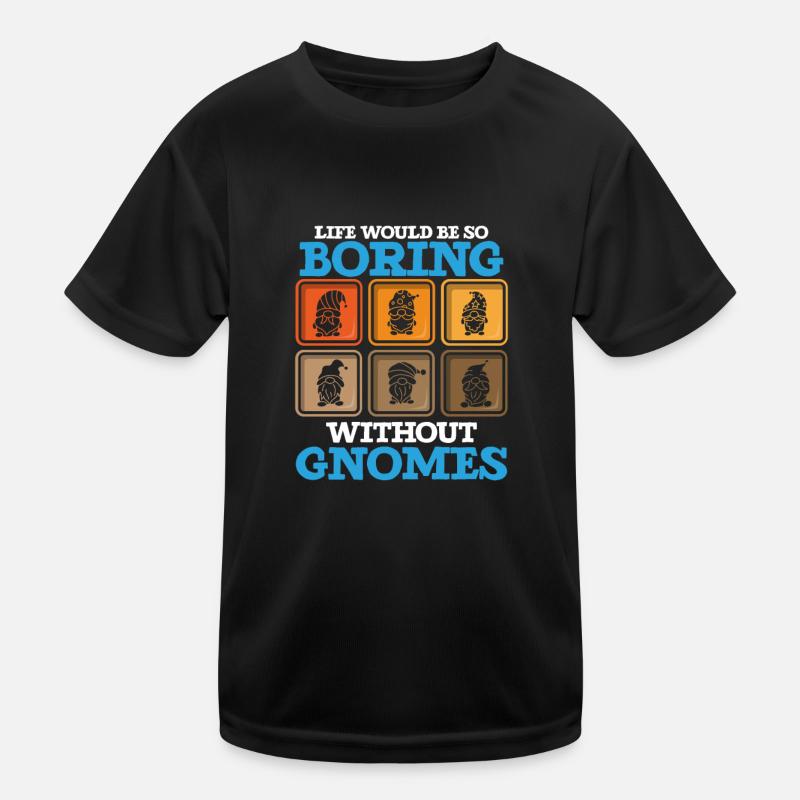 Gnomes de jardin Gnome Amant Drôle de Gnome Jardinage T-shirt sport Enfant