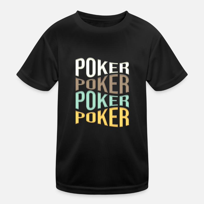 poker Kinder Funktions-T-Shirt