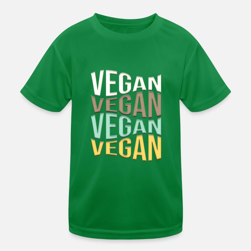 végétalien T-shirt sport Enfant