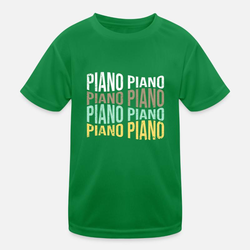 Piano Kids Functional T-Shirt