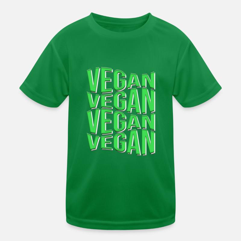 végétalien T-shirt sport Enfant